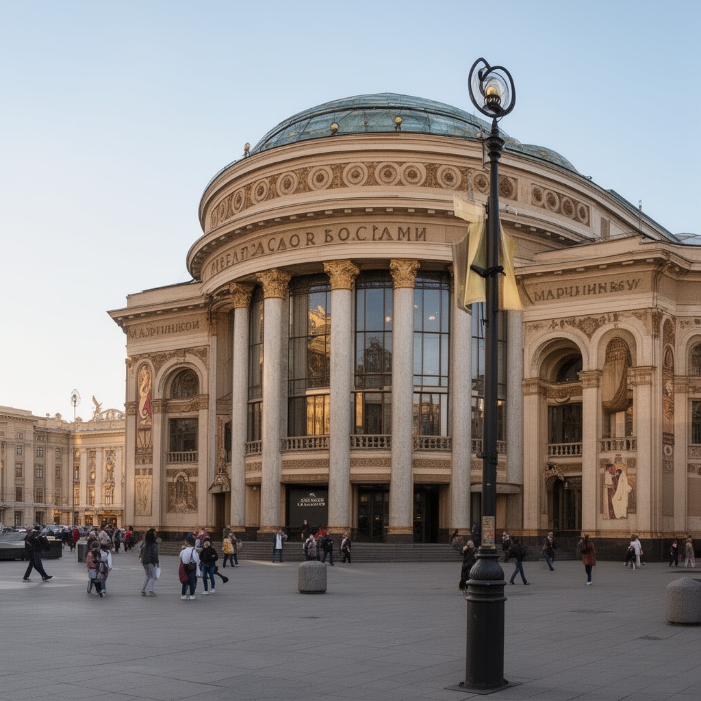 AI-generated illustration of Mariinsky Concert Hall