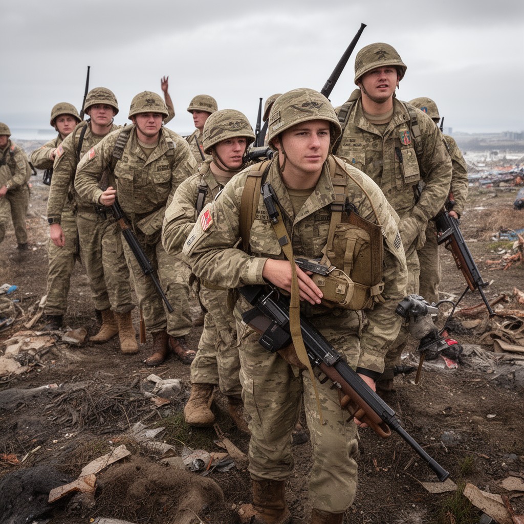 AI-generated illustration of Regina Rifle Regiment