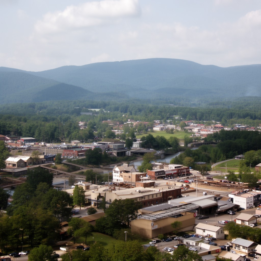 AI-generated illustration of Cleveland, Tennessee