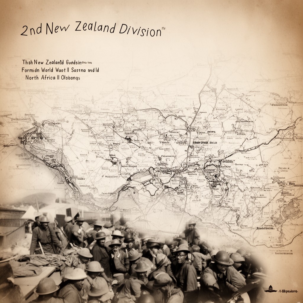 AI-generated illustration of 2nd New Zealand Division