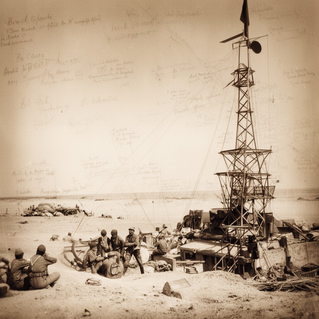 AI-generated illustration of Bir el Gubi