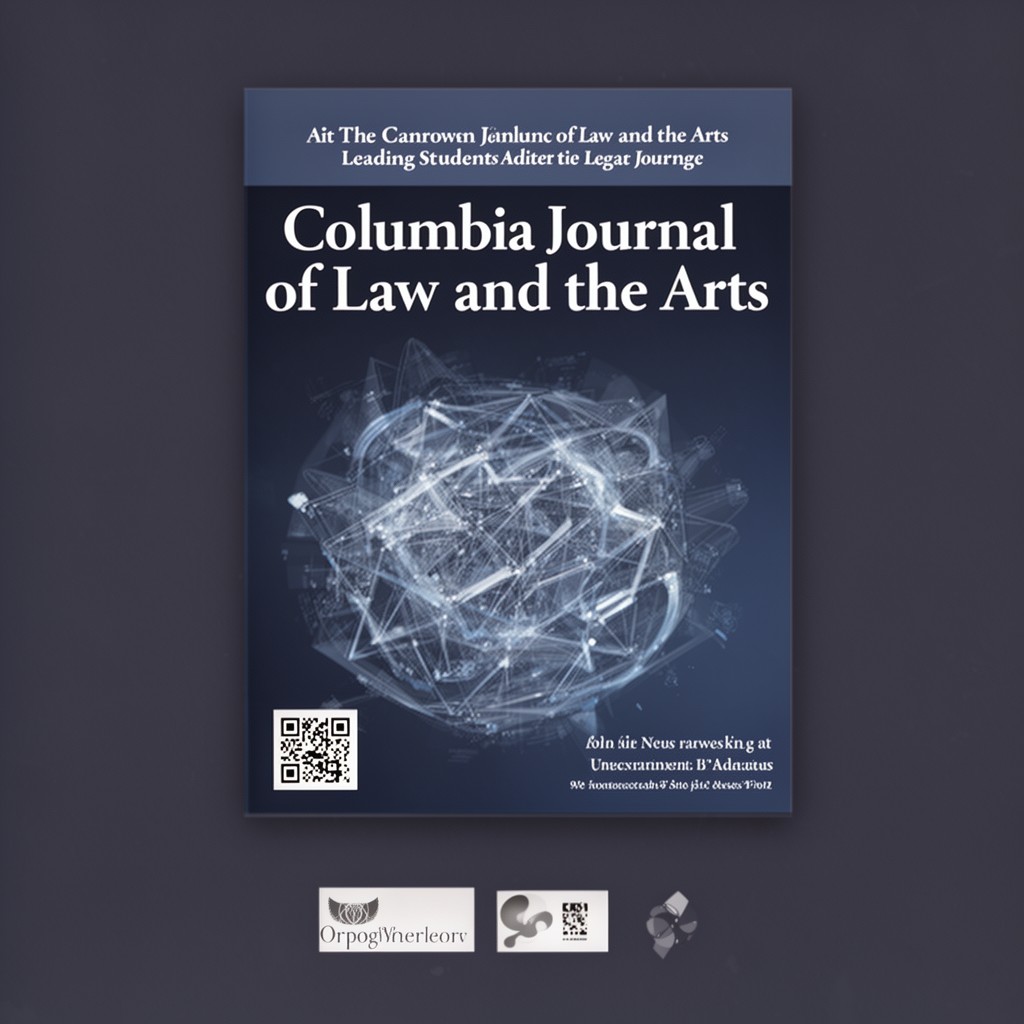 AI-generated illustration of Columbia Journal of Law and the Arts