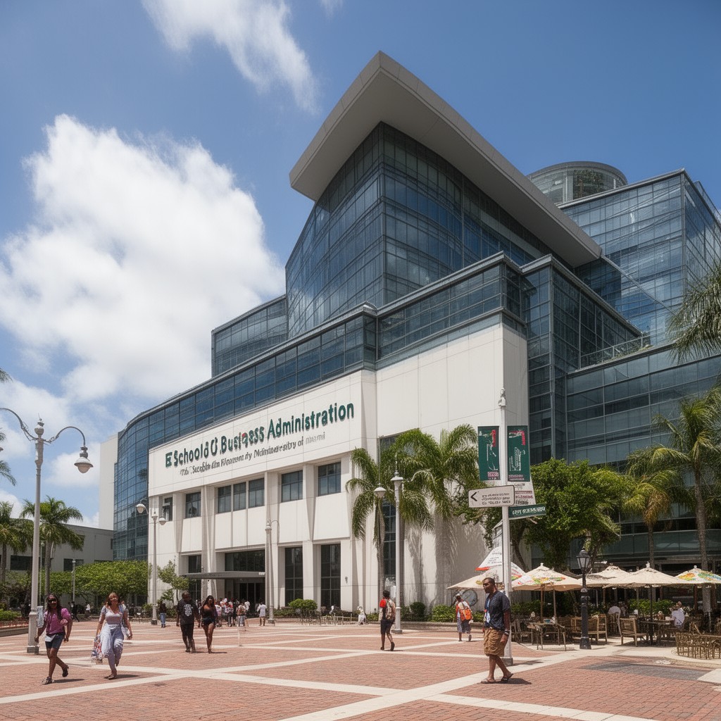 AI-generated illustration of School of Business Administration