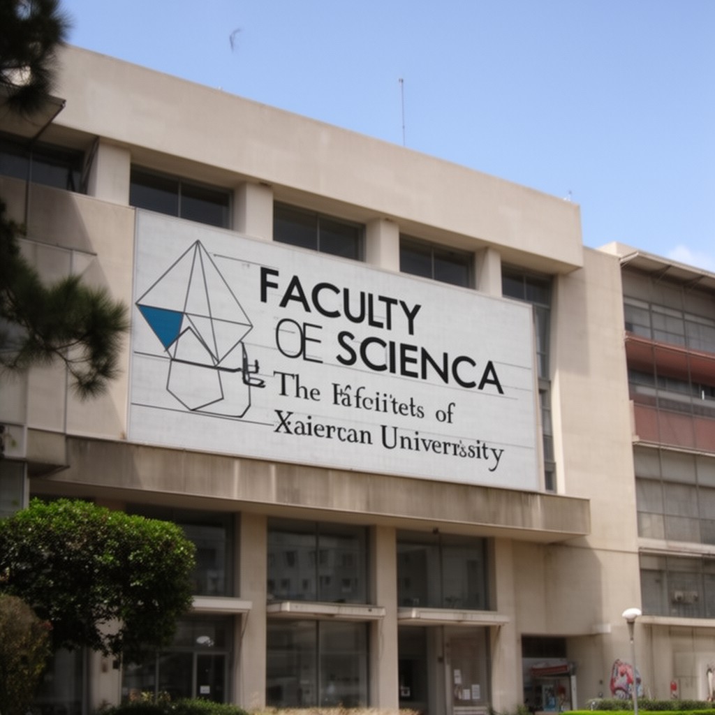 AI-generated illustration of Faculty of Sciences