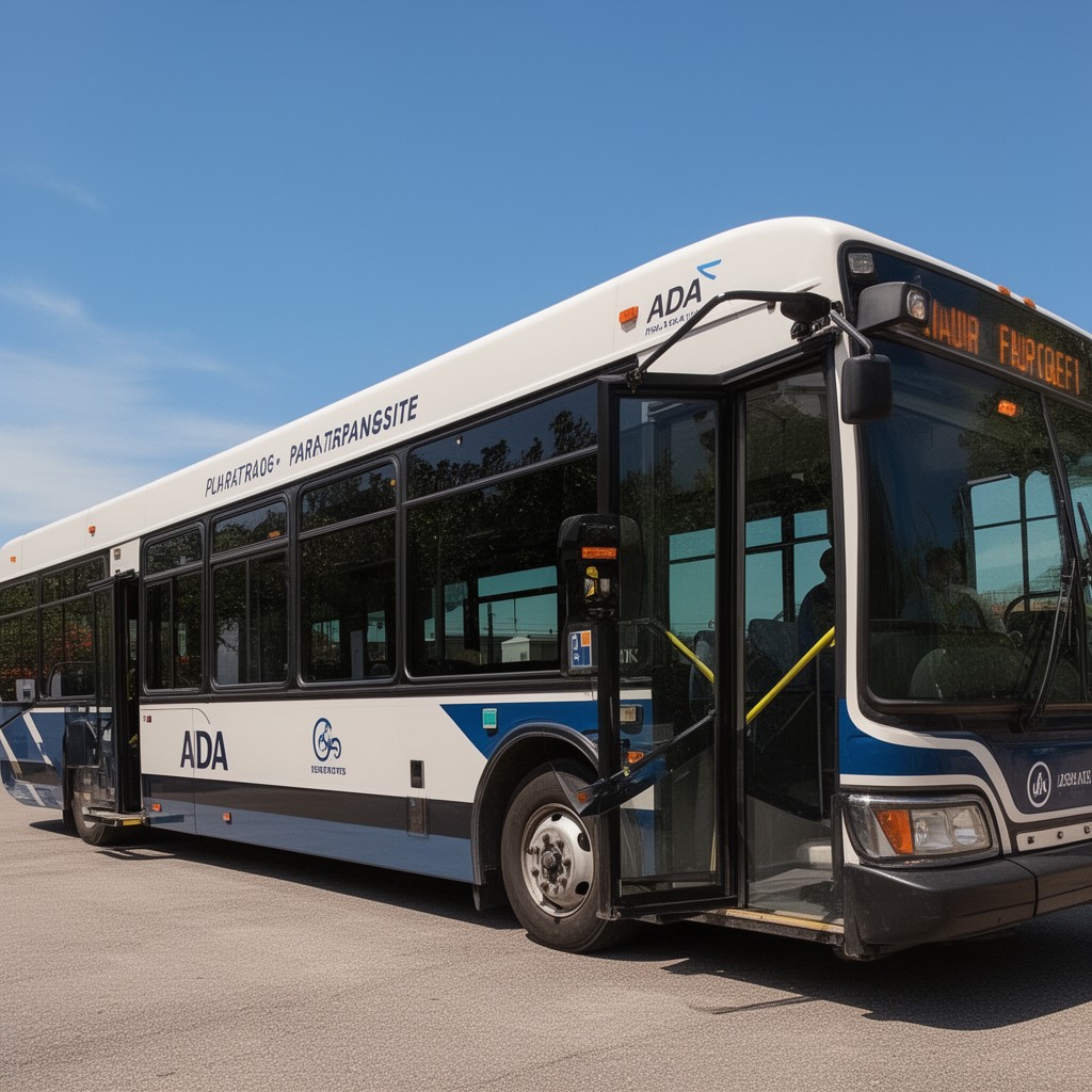 AI-generated illustration of ADA paratransit