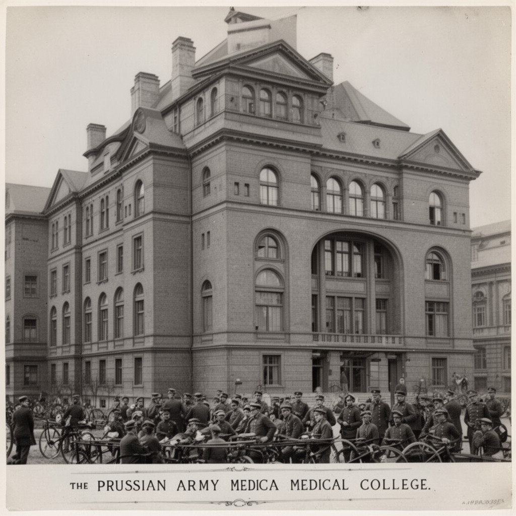 AI-generated illustration of Prussian Army Medical College