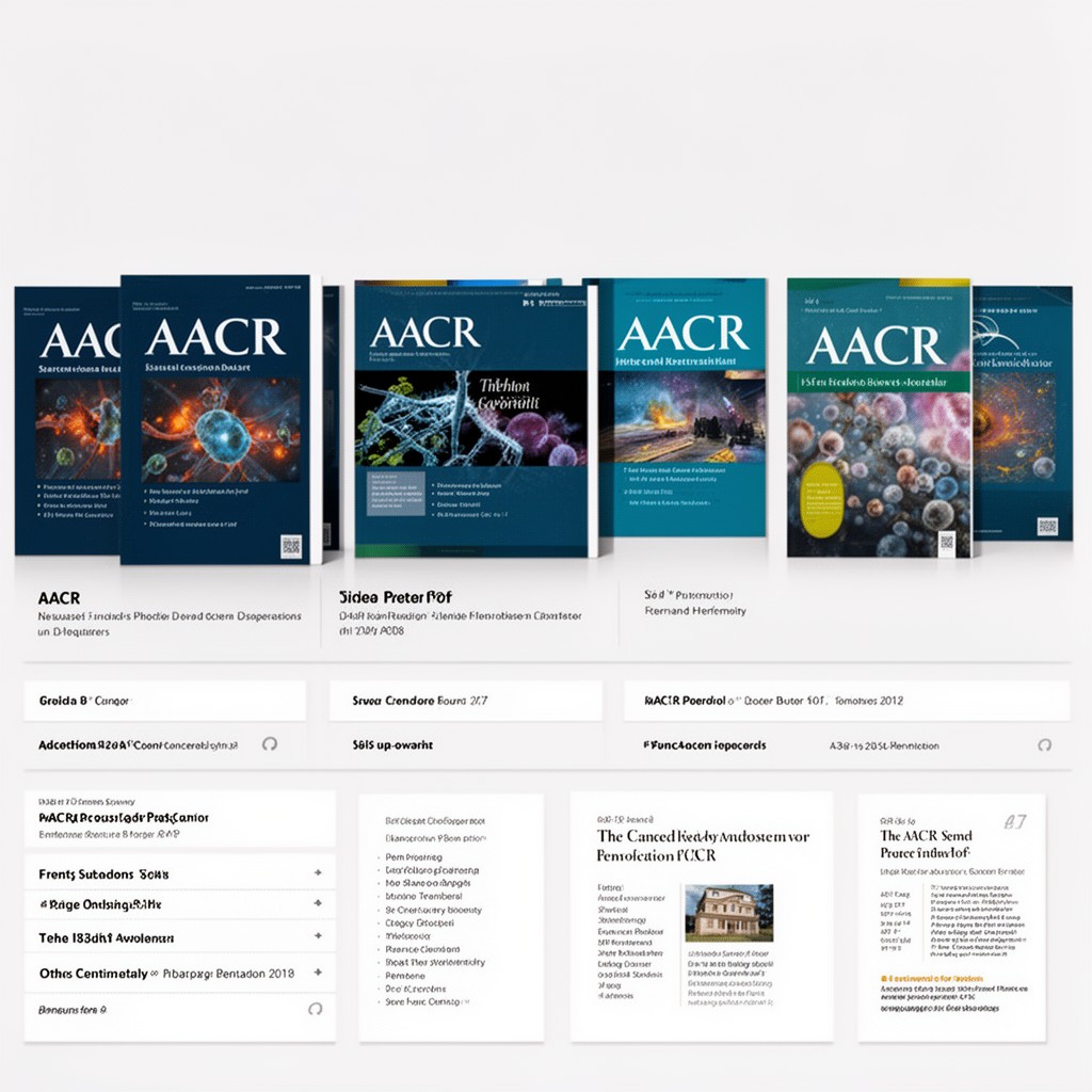 AI-generated illustration of AACR journal portfolio
