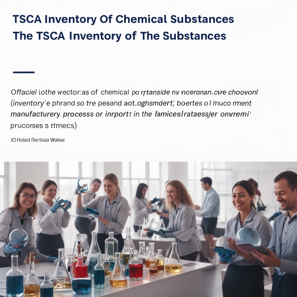 AI-generated illustration of TSCA Inventory of chemical substances