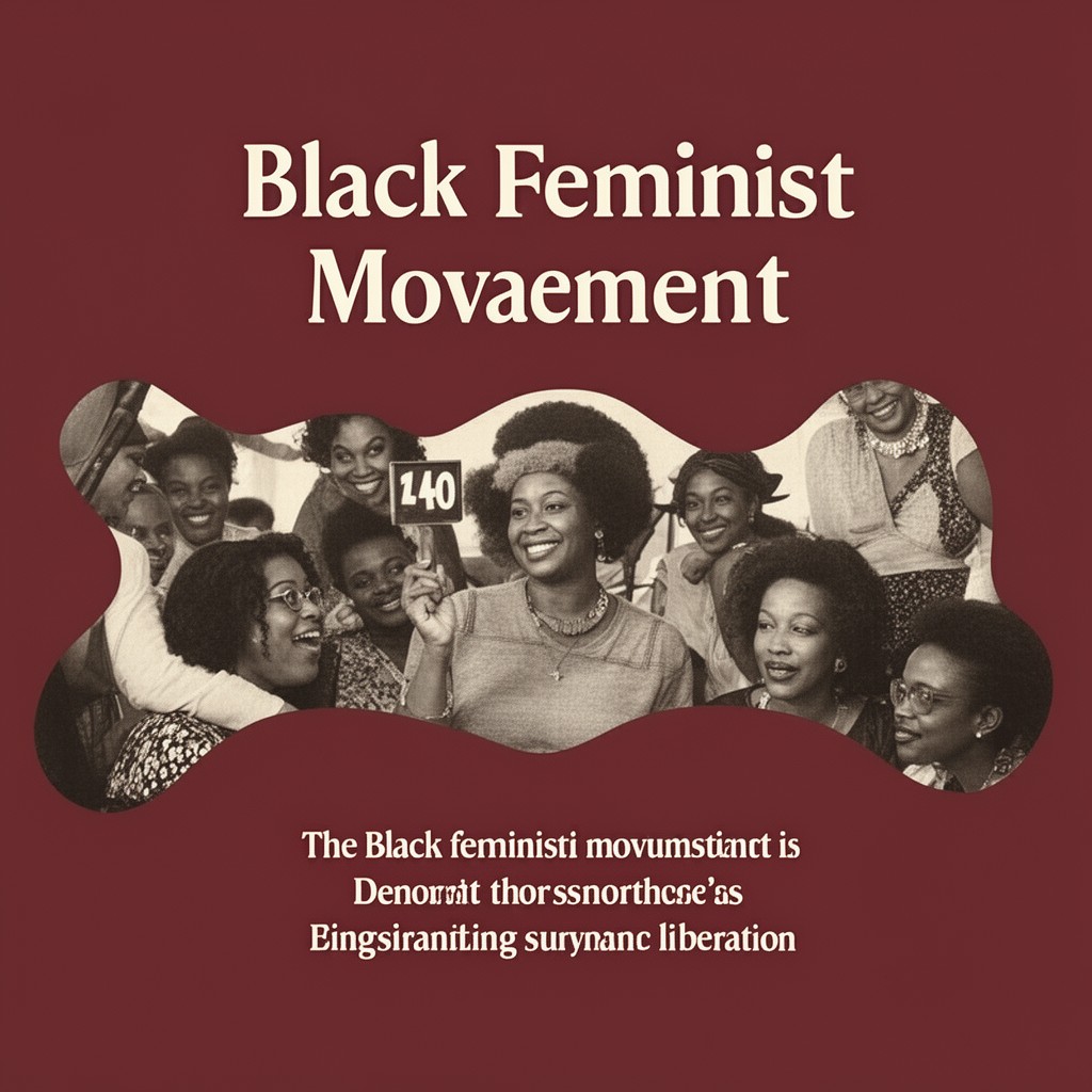 AI-generated illustration of Black feminist movement