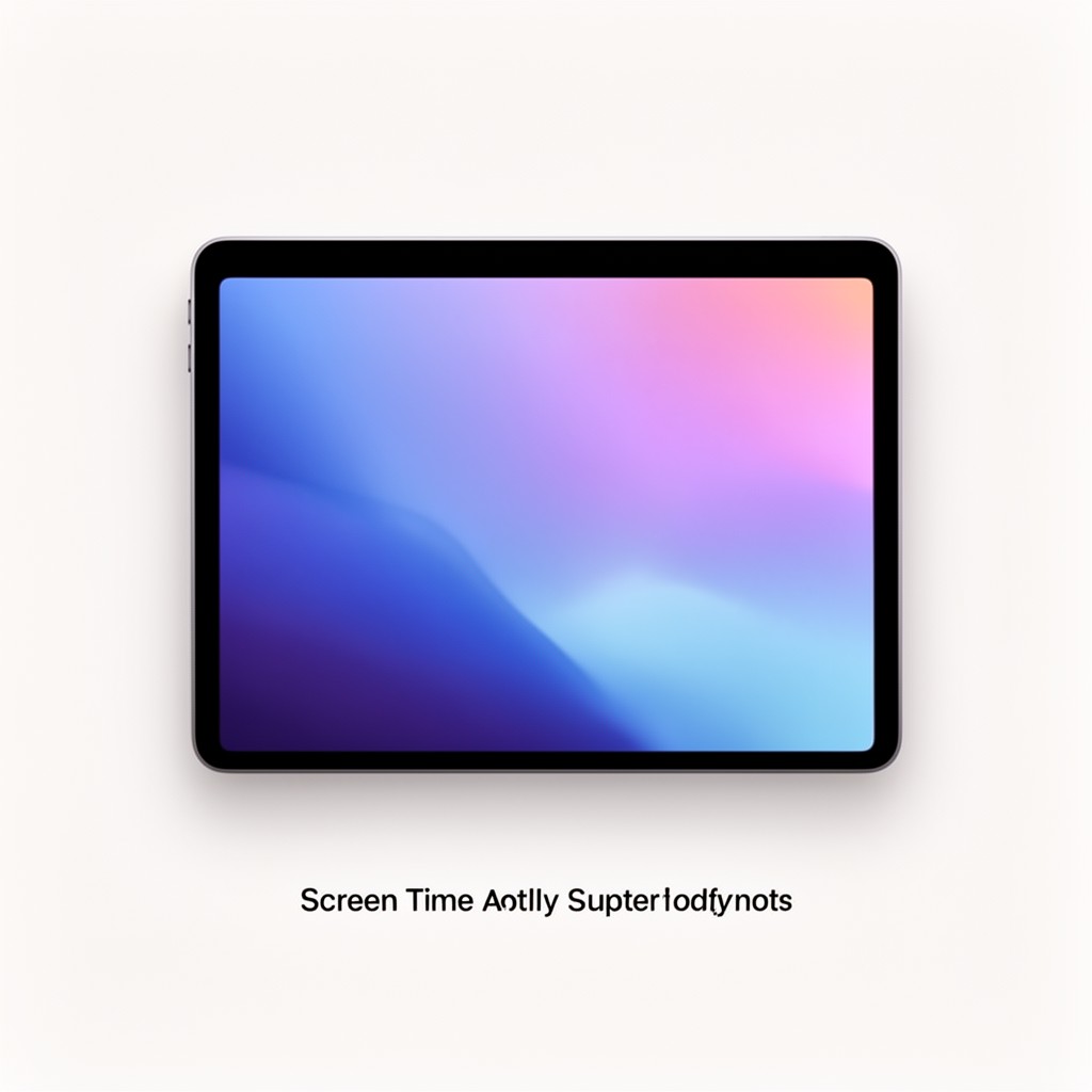AI-generated illustration of Screen Time