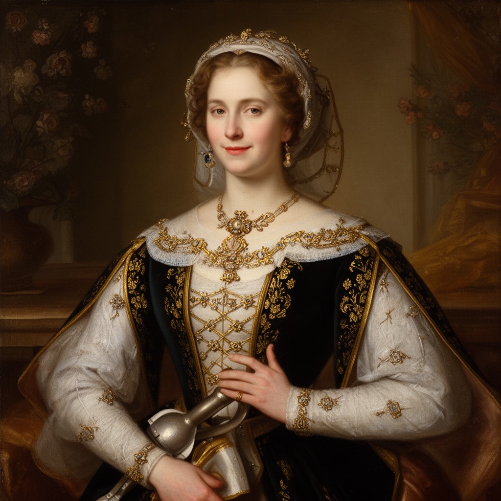 AI-generated illustration of Mary of Hungary