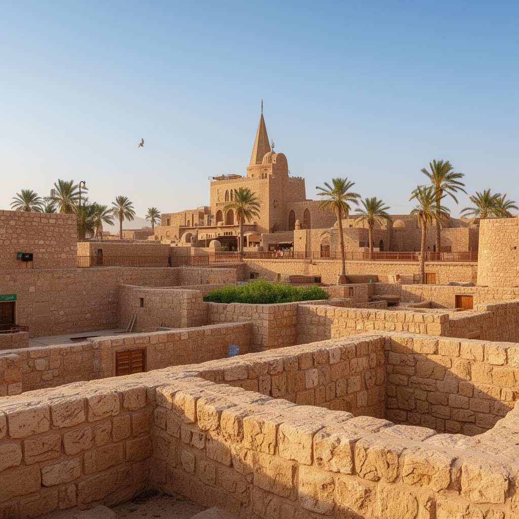 AI-generated illustration of Diriyah
