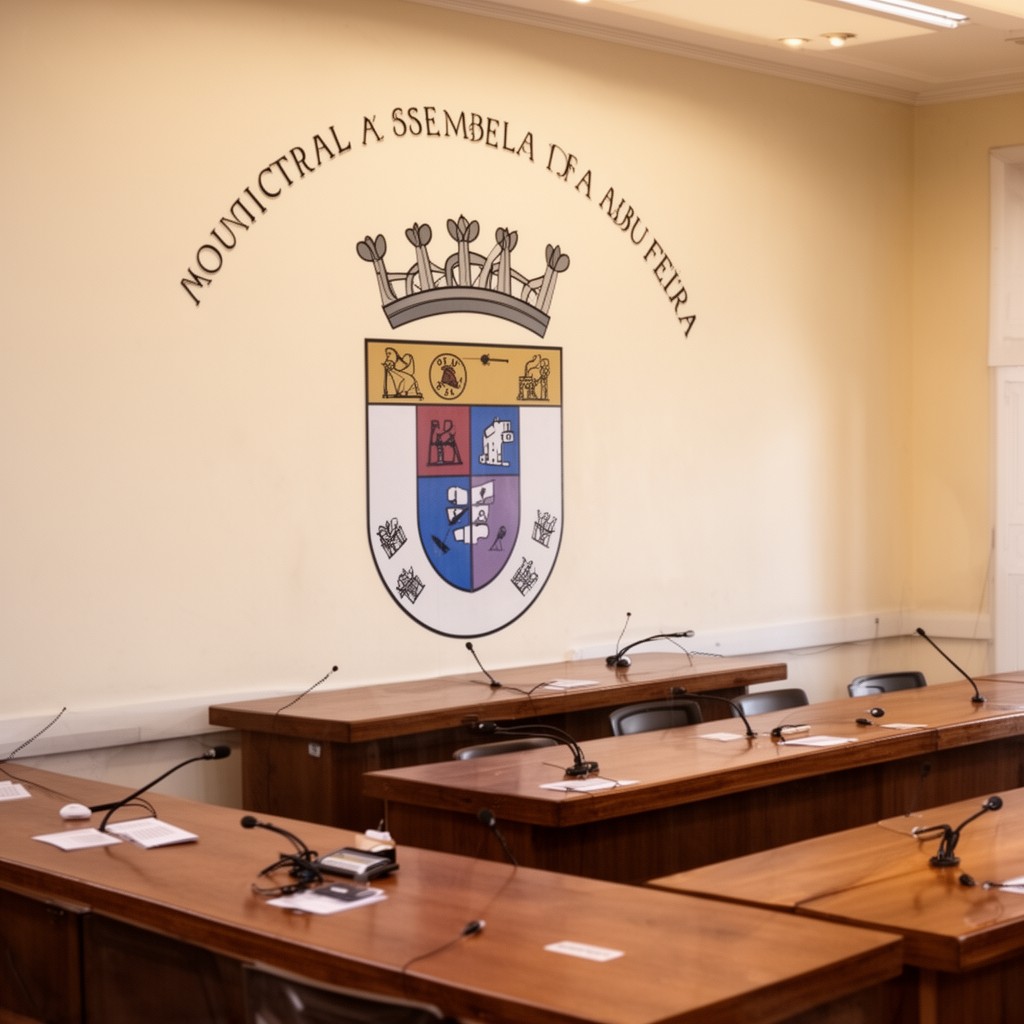 AI-generated illustration of Municipal Assembly of Albufeira