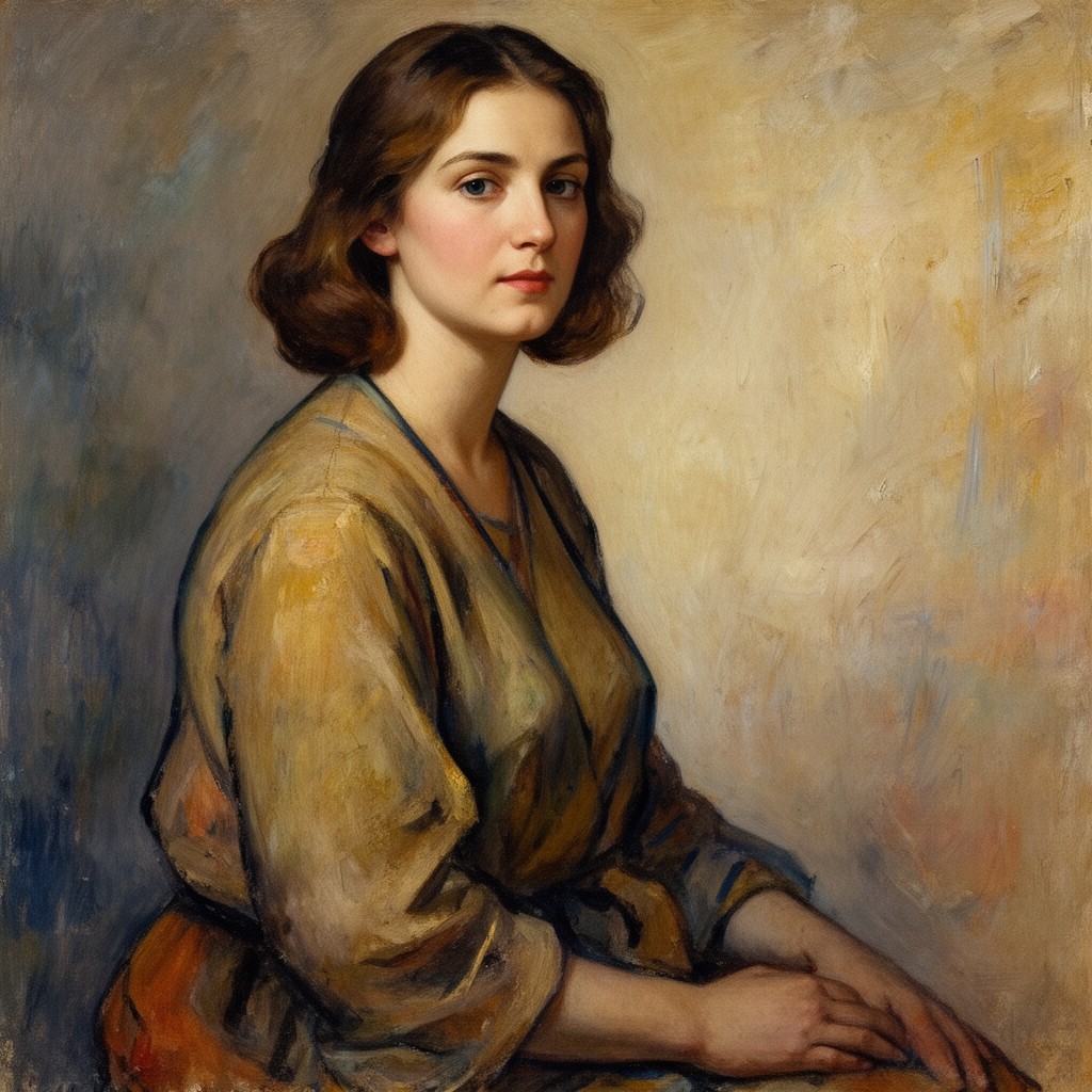 AI-generated illustration of Marguerite Matisse