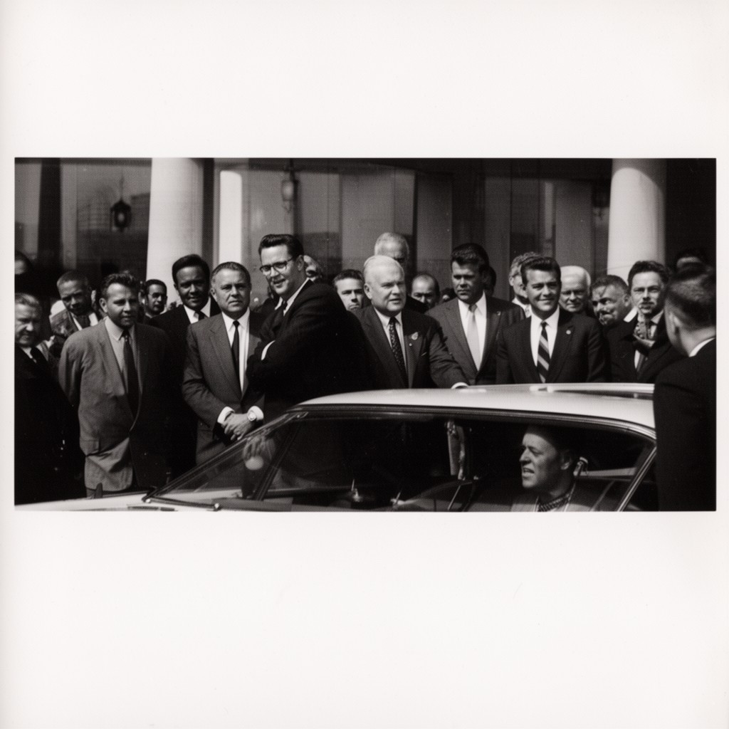 AI-generated illustration of Assassination of John F. Kennedy