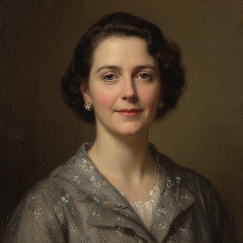 AI-generated illustration of Mary Benedict Cushing