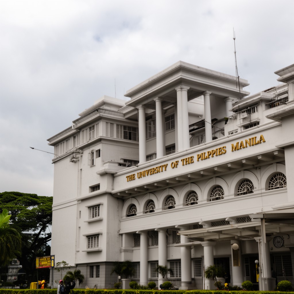 AI-generated illustration of University of the Philippines Manila