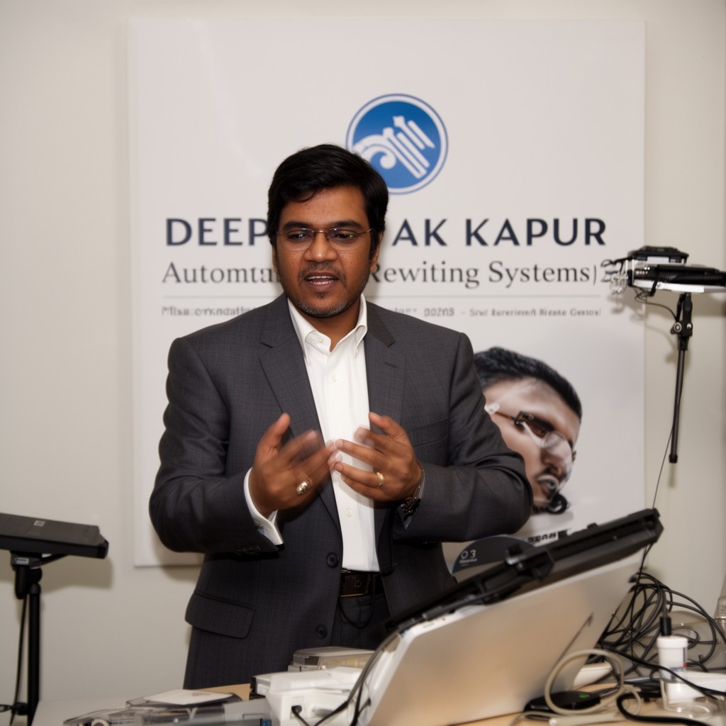 AI-generated illustration of Deepak Kapur