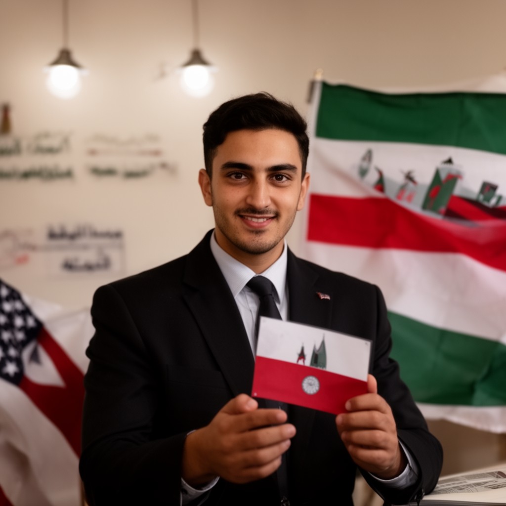 AI-generated illustration of Jordanian American