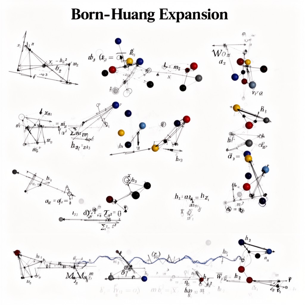 AI-generated illustration of Born–Huang expansion