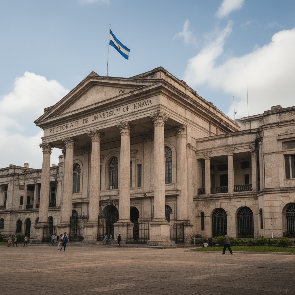 AI-generated illustration of Rectorate of the University of Havana