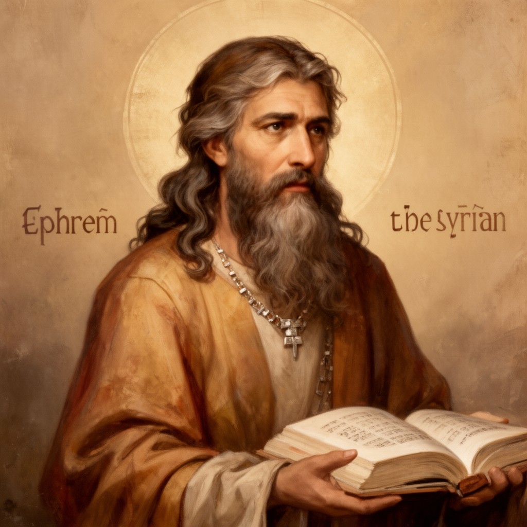 AI-generated illustration of Ephrem the Syrian