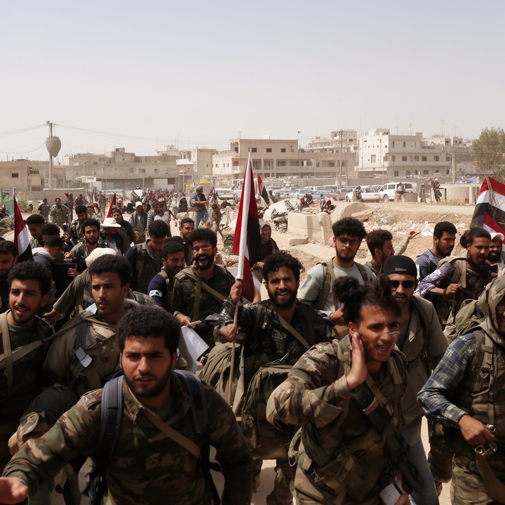 AI-generated illustration of Ansar al-Sharia in Libya