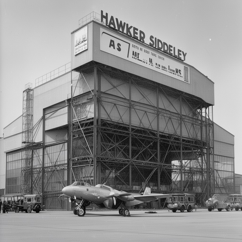 AI-generated illustration of Hawker Siddeley