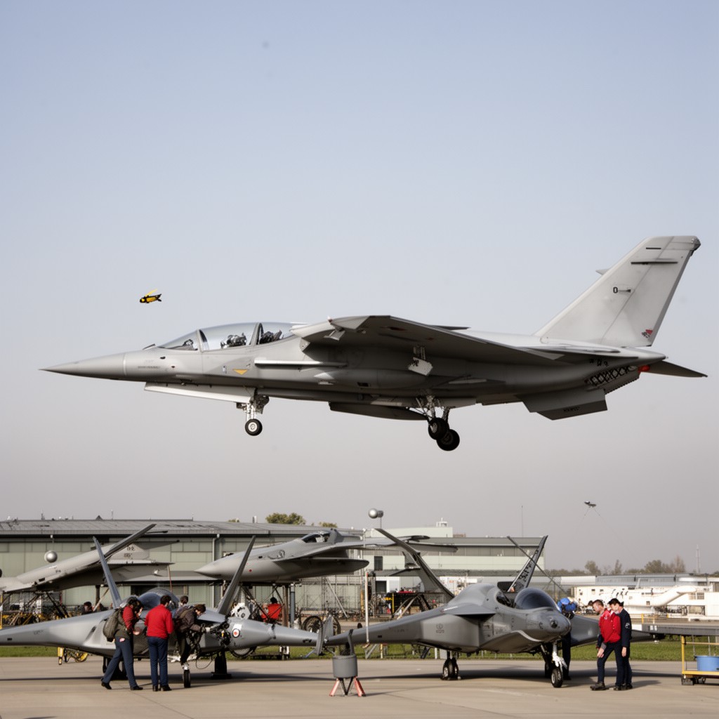 AI-generated illustration of Advanced Flying Training School