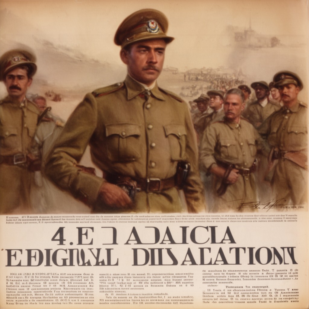 AI-generated illustration of 4th Indian Division