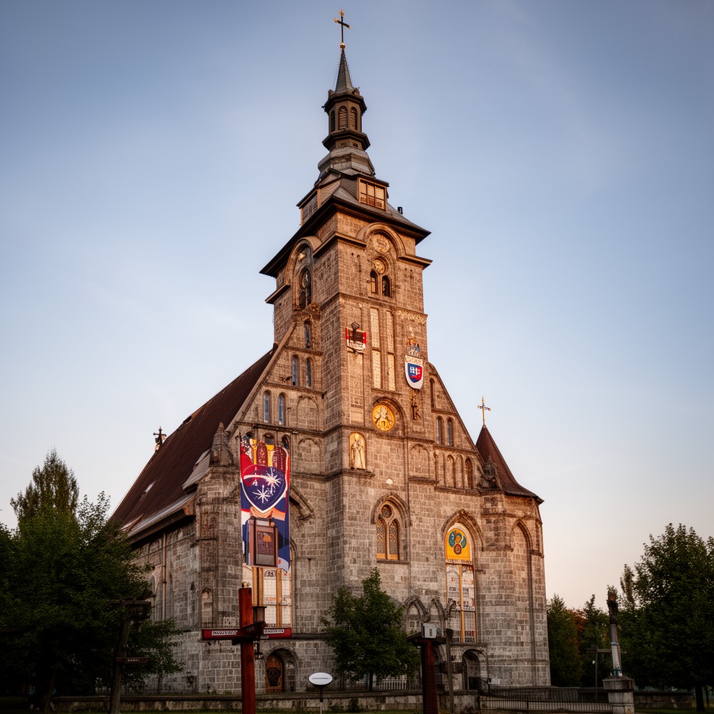 AI-generated illustration of Slovak Greek Catholic Church