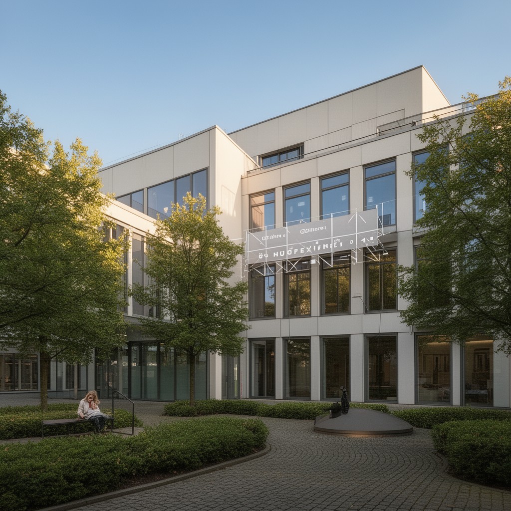 AI-generated illustration of German Center for Neurodegenerative Diseases (DZNE) Göttingen site