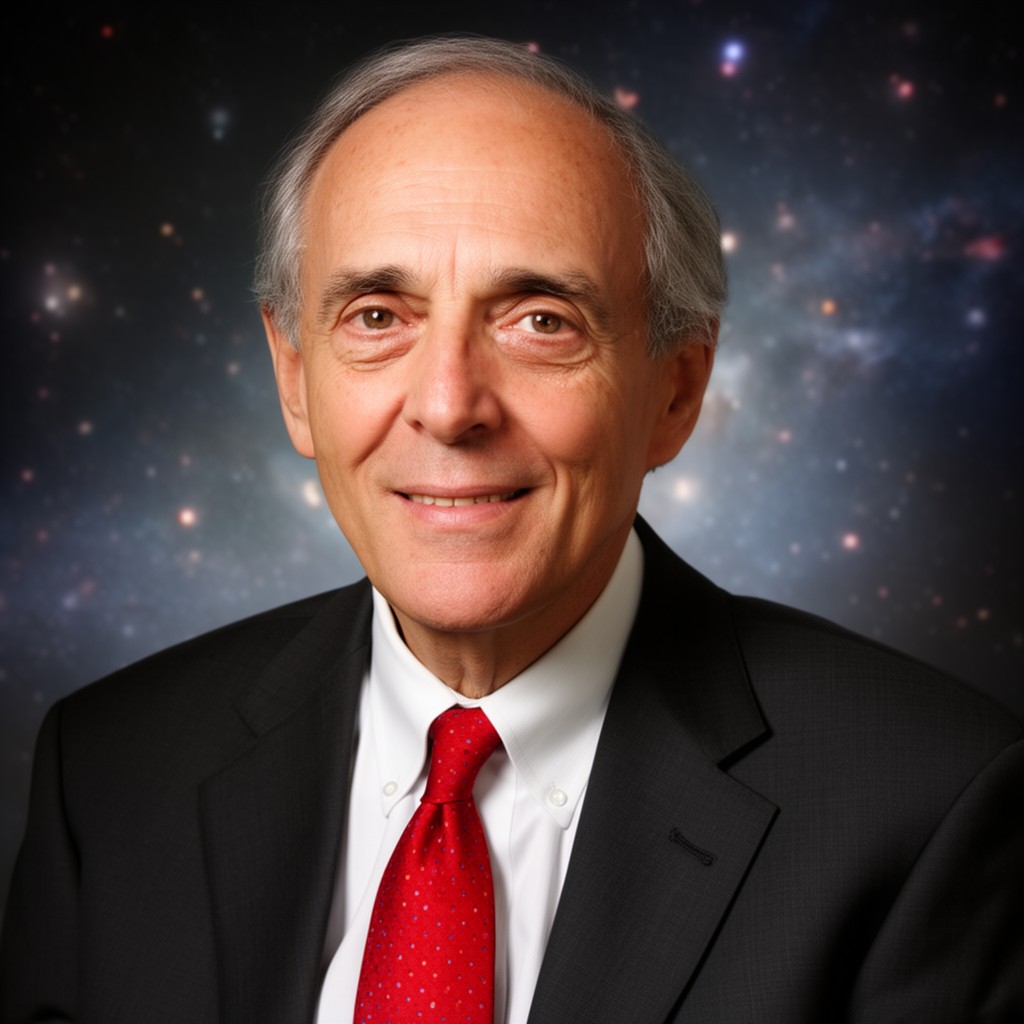 AI-generated illustration of George F. Smoot