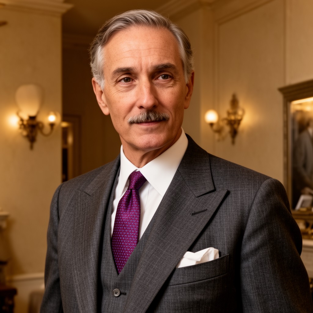 AI-generated illustration of Herman Bergdorf