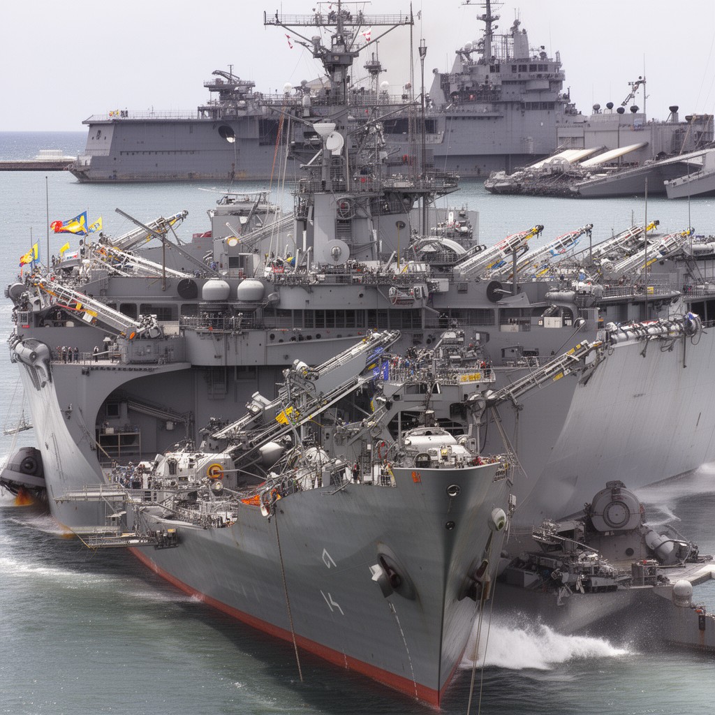 AI-generated illustration of Naval Supply Systems Command
