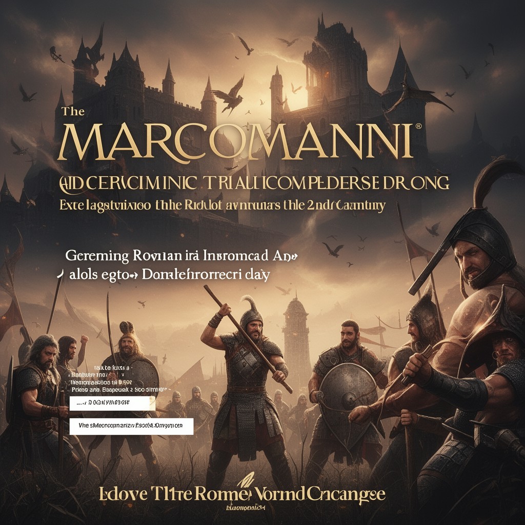 AI-generated illustration of Marcomanni