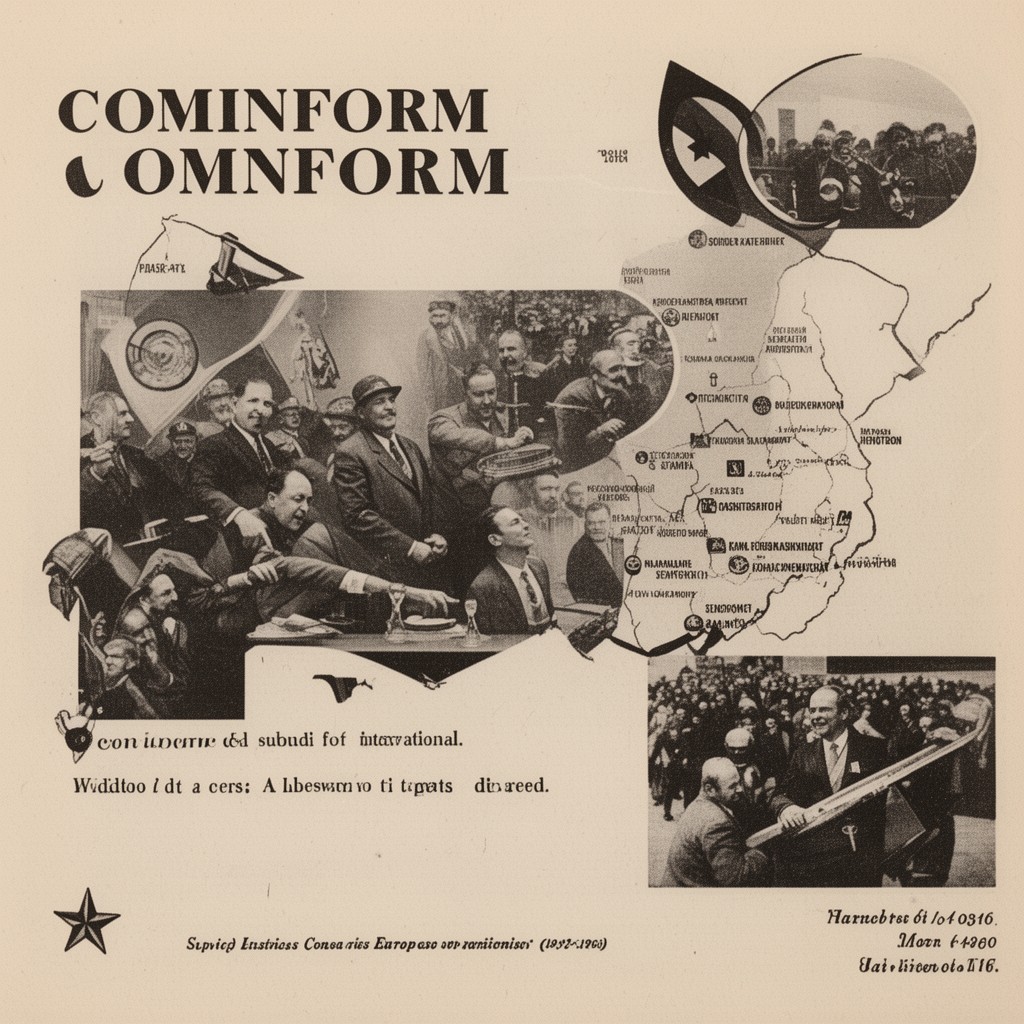 AI-generated illustration of Cominform