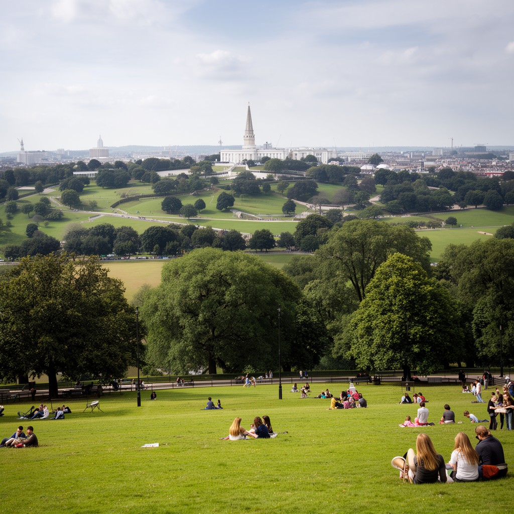 AI-generated illustration of Royal Park