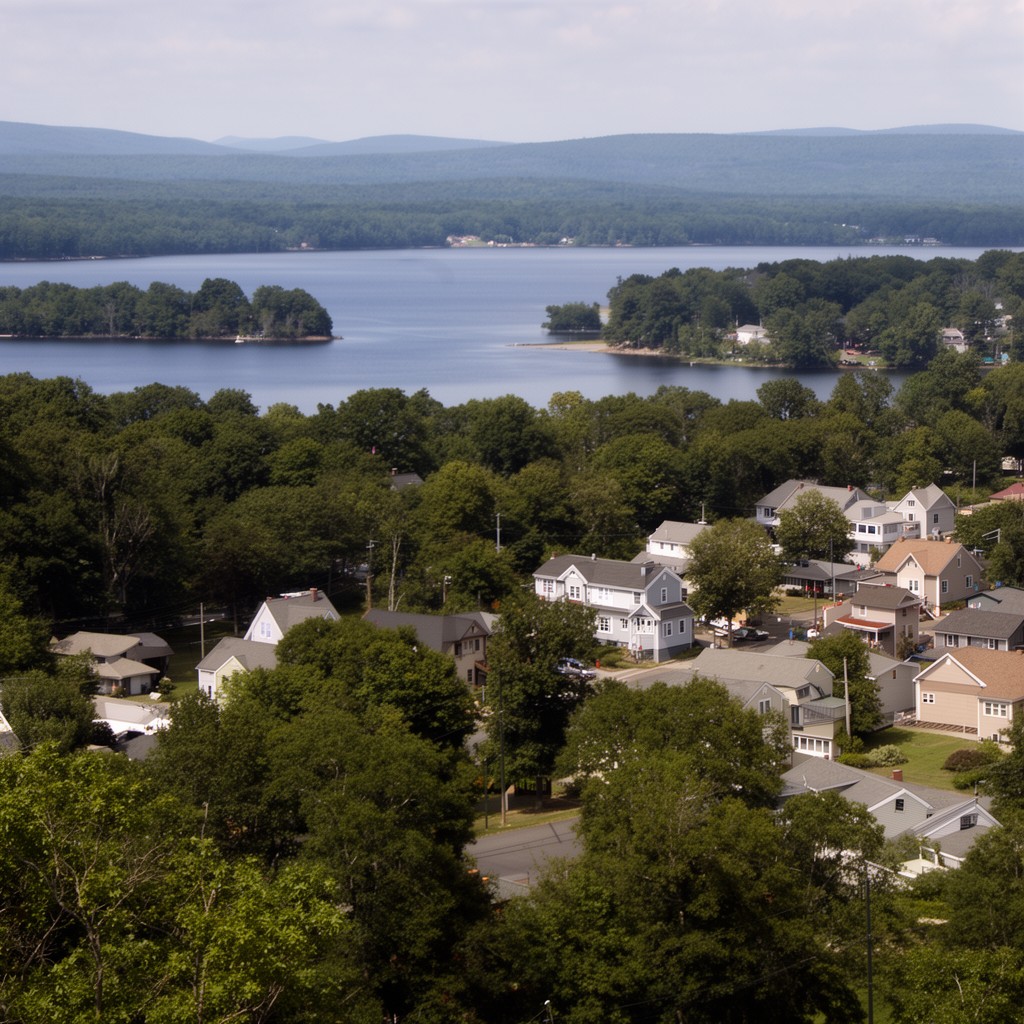 AI-generated illustration of Town of New Fairfield, Connecticut