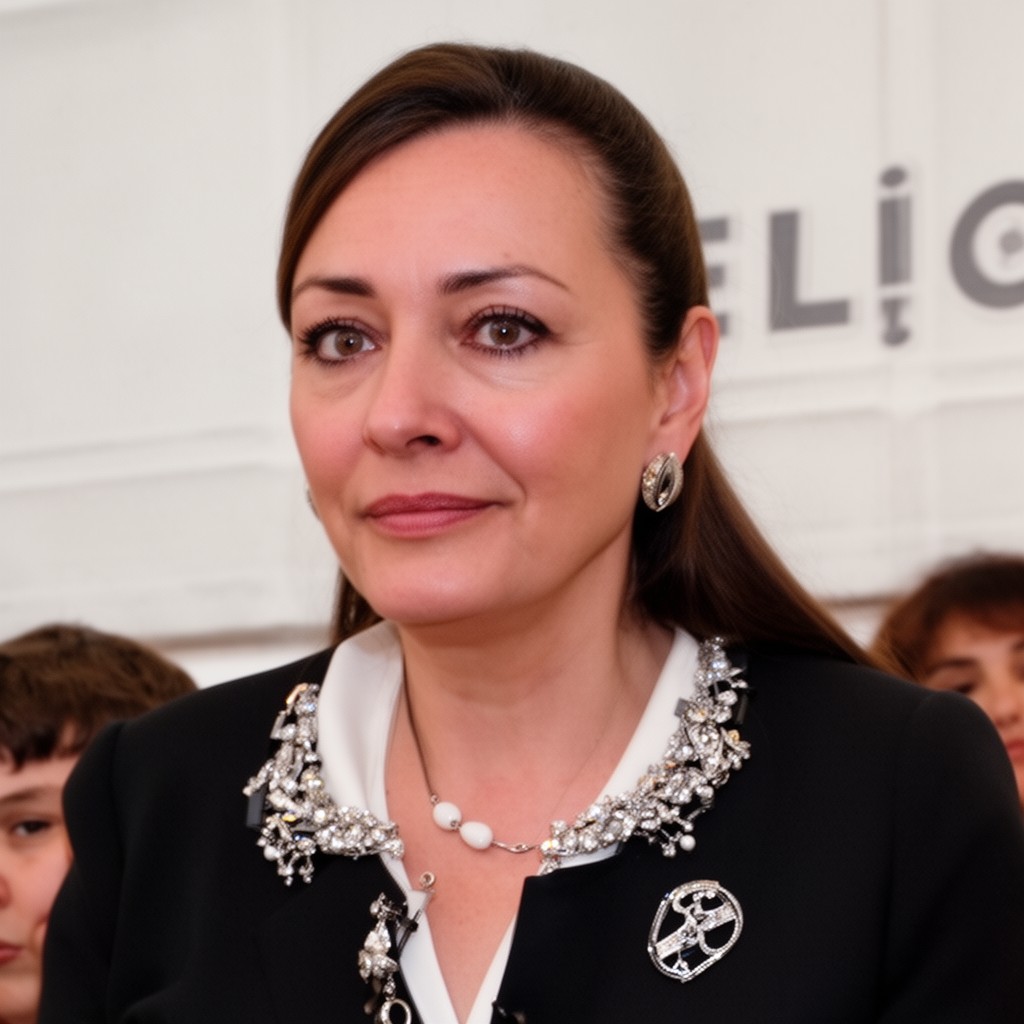 AI-generated illustration of Emine Erdoğan
