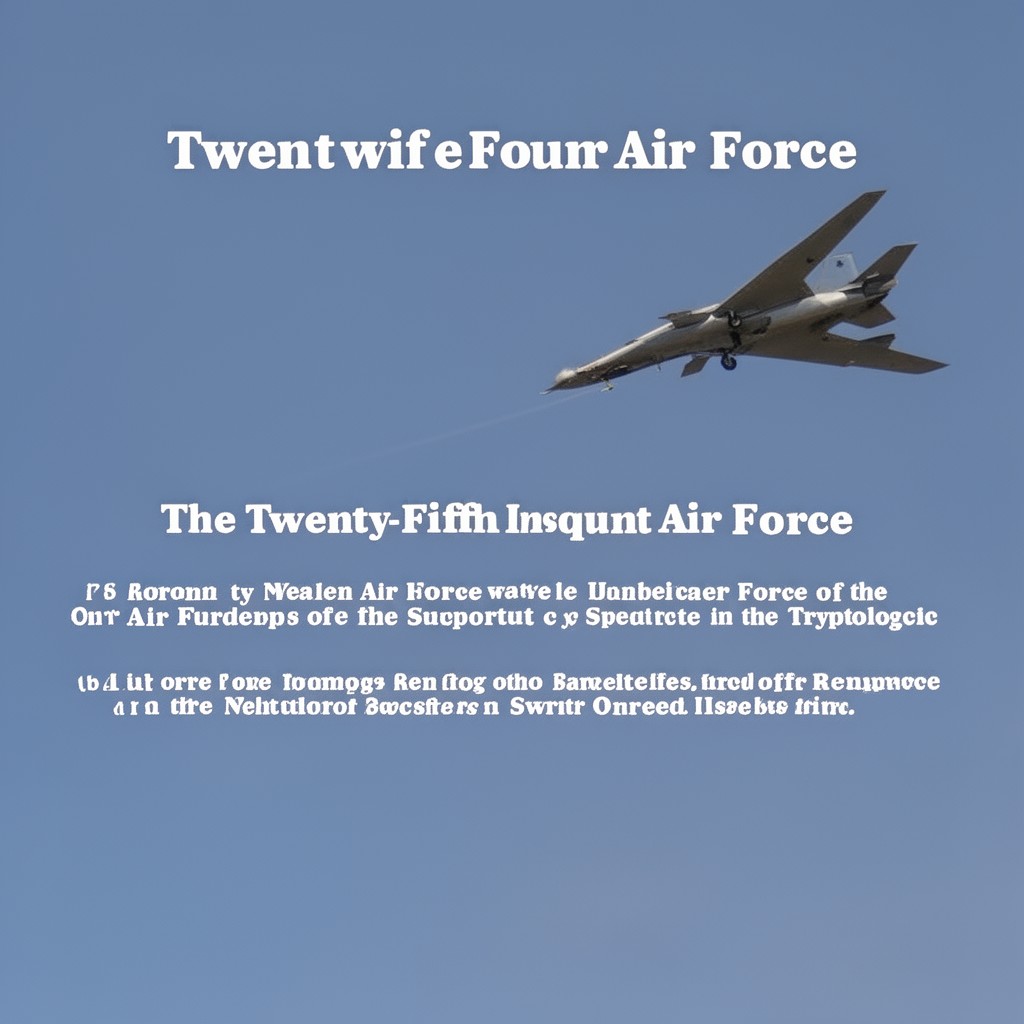 AI-generated illustration of Twenty-Fifth Air Force