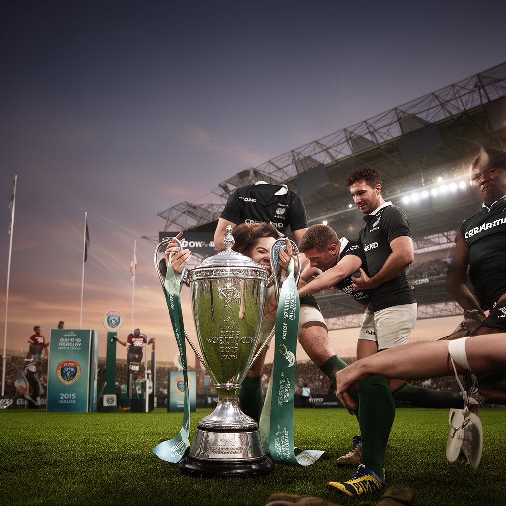 AI-generated illustration of 2015 Rugby World Cup