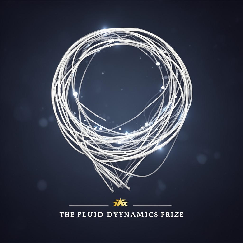 AI-generated illustration of Fluid Dynamics Prize