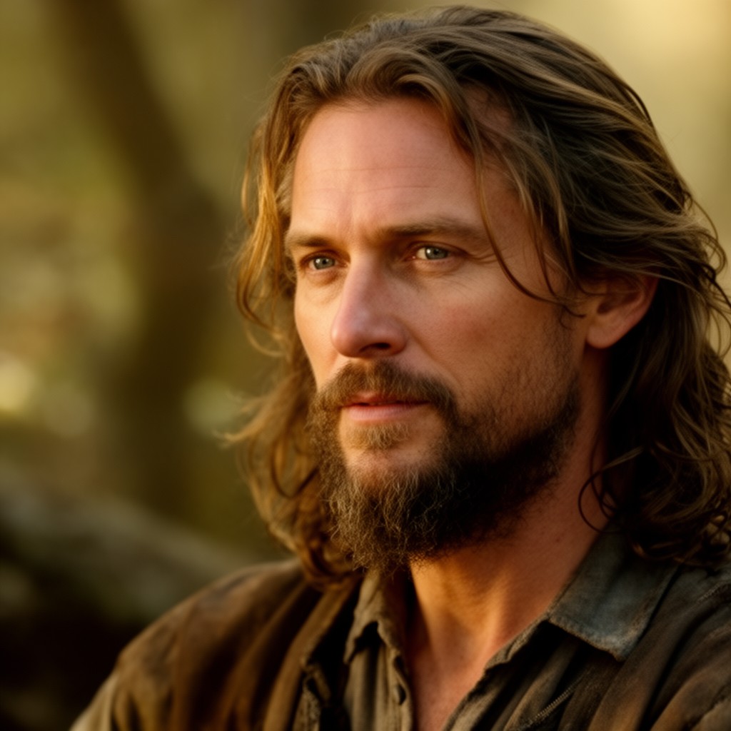 AI-generated illustration of Viggo Mortensen