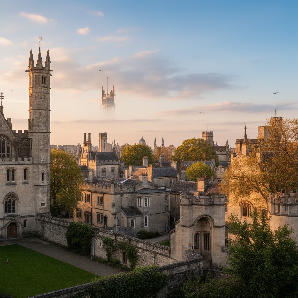 AI-generated illustration of Eton, Berkshire