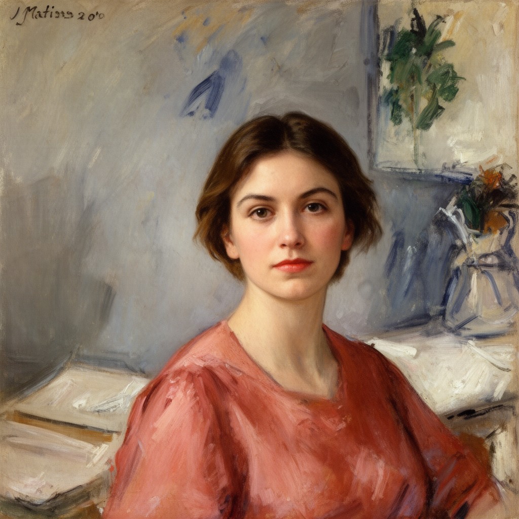 AI-generated illustration of Amélie Noellie Parayre