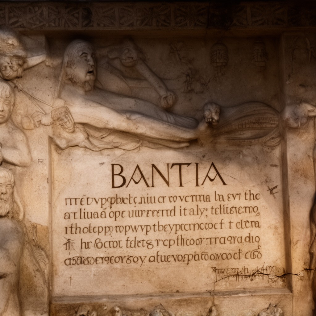 AI-generated illustration of Bantia