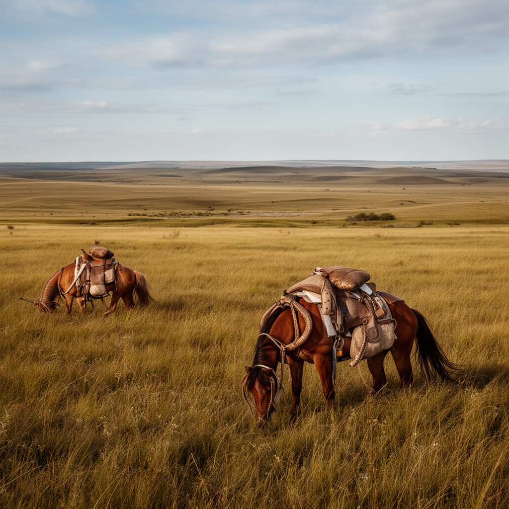 AI-generated illustration of Eurasian Steppe