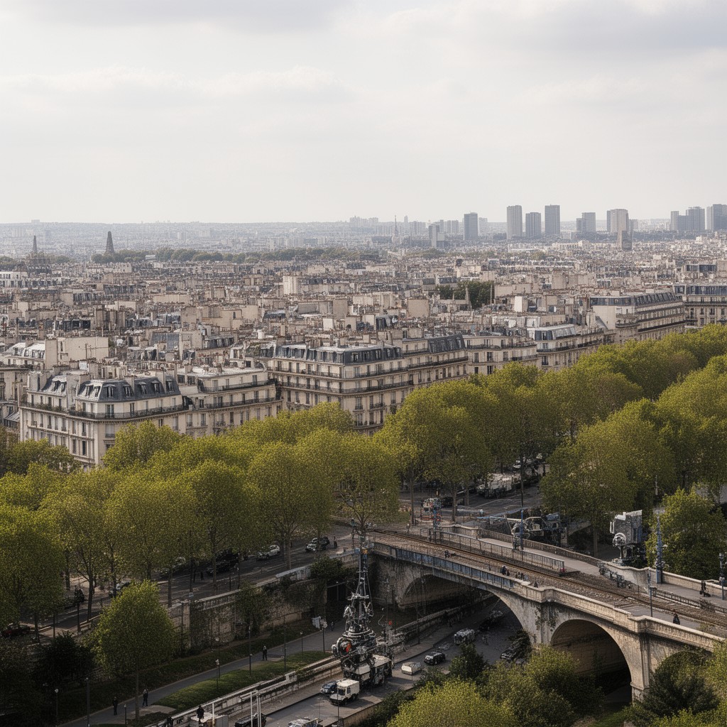 AI-generated illustration of 12th arrondissement of Paris