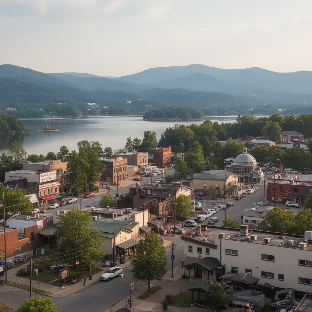 AI-generated illustration of Morristown, Tennessee